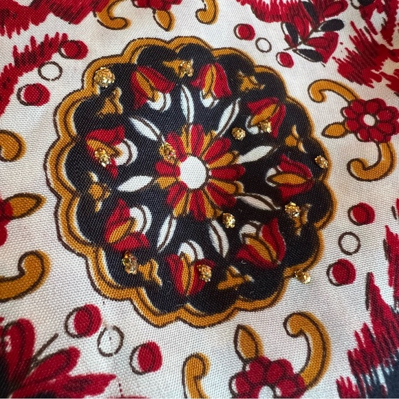 ✨3/15$ red tunic shirt, vintage - Picture 6 of 6